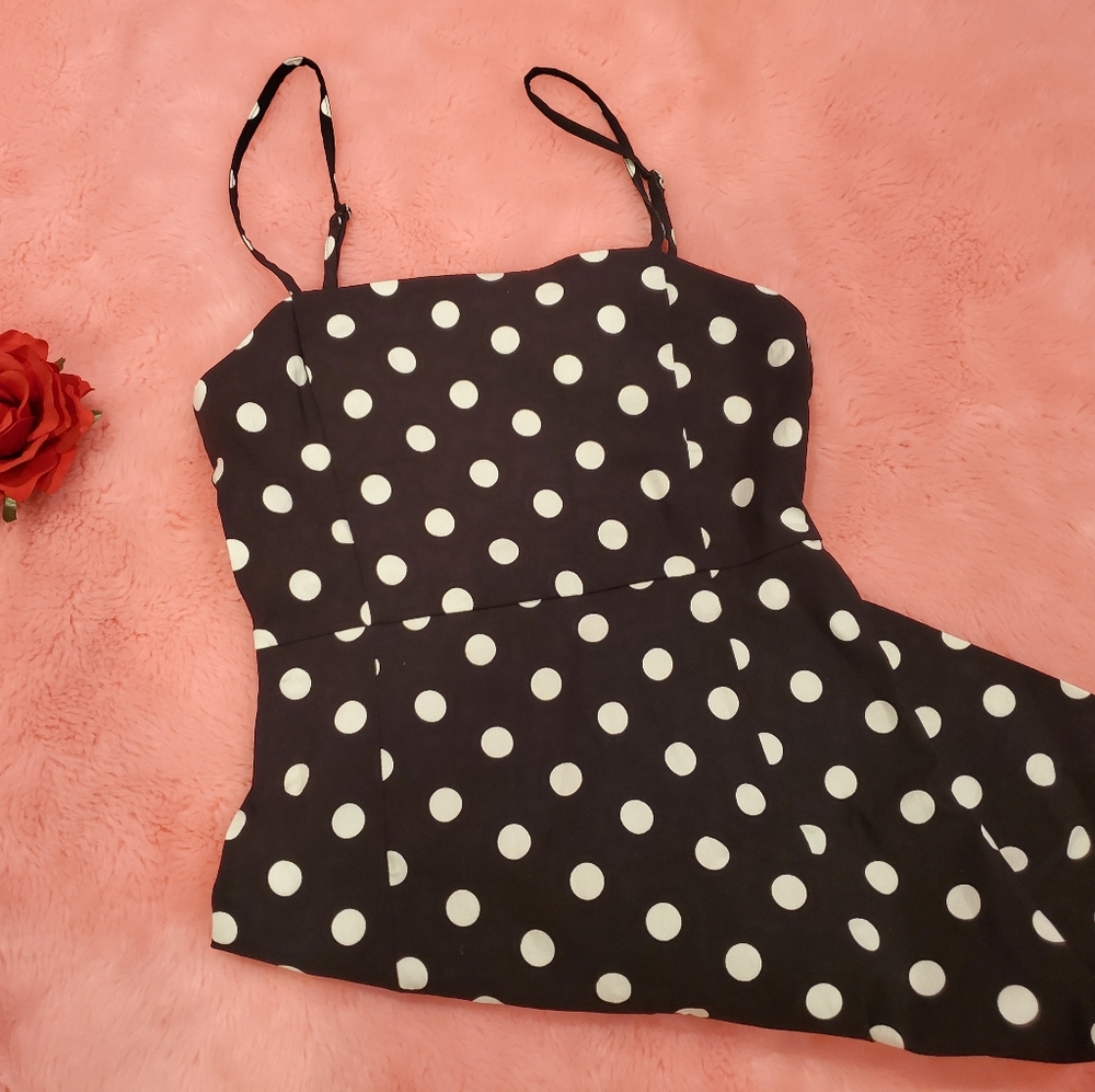 F21 polka dot mini dress